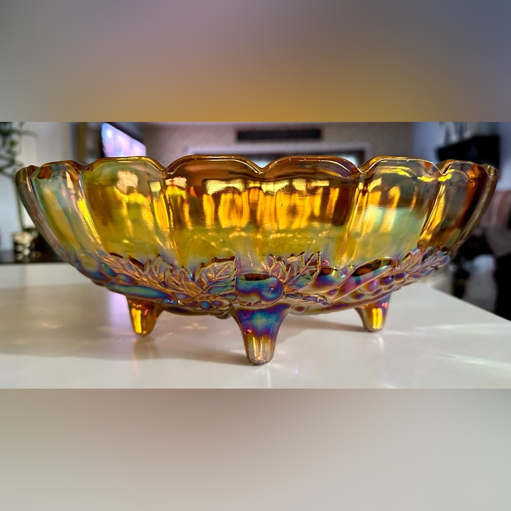 Carnival Glass Bowl